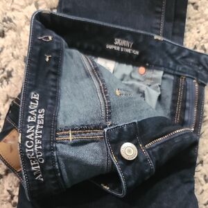 American Eagle Outfitters Blue Skinny Jeans